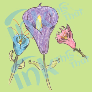 Linear Lily - Yoga Capri Leggings - Image 5