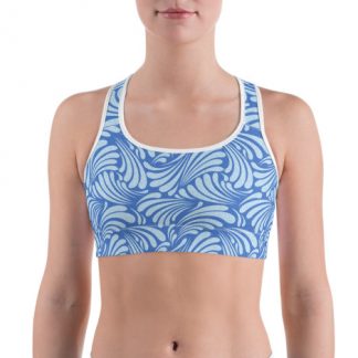 Slate Swirl - Sports bra