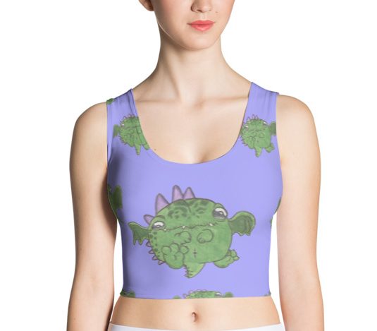 Green Monster - Sport Crop Tank