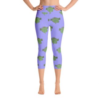 Green Monster - Yoga Capri Leggings