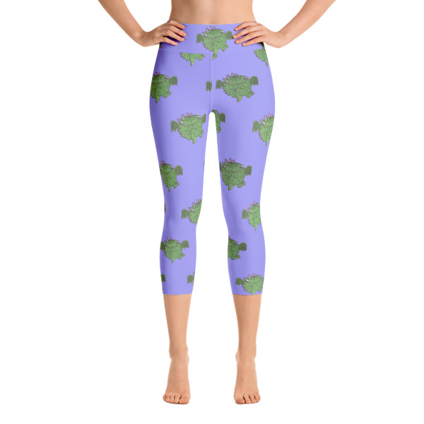 Green Monster - Yoga Capri Leggings