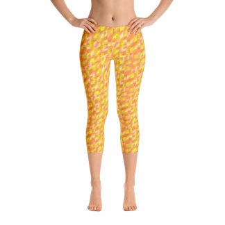 Candy Corn - Capri Leggings