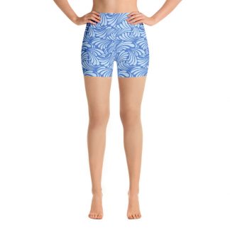 Slate Swirl - Yoga Shorts
