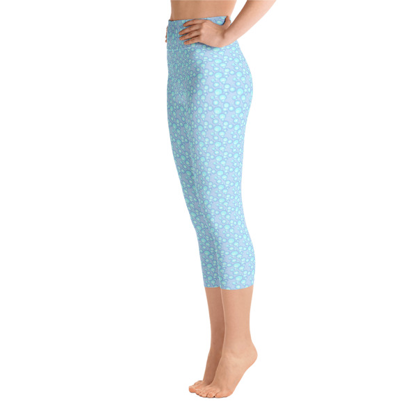 Bubbles - Yoga Capri Leggings - Image 2