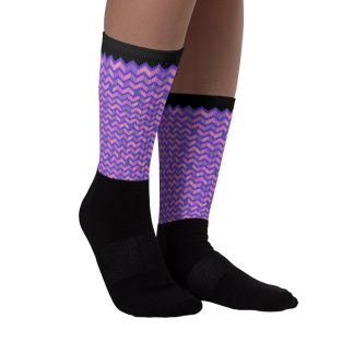 Chevron Pink - Socks