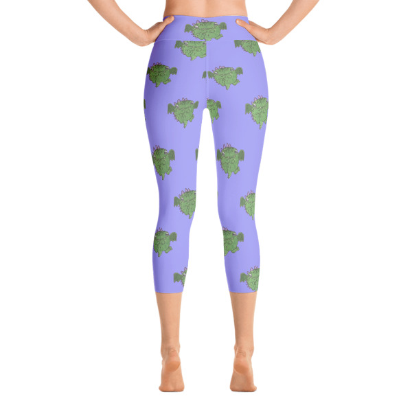 Green Monster - Yoga Capri Leggings - Image 4