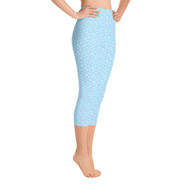 Bubbles - Yoga Capri Leggings - Image 3