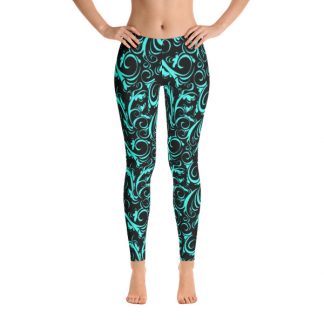 Swirl Turqlack - Leggings