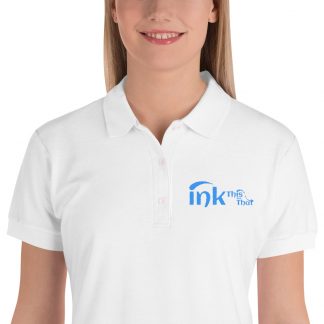 Ink This and That - Embroidered Women's Polo Shirt