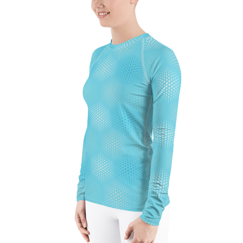 Hex Turquoise - Women's Thermal/Surf Shirt - Image 4