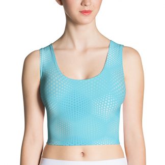 Hex Turquoise - Sport Crop Tank