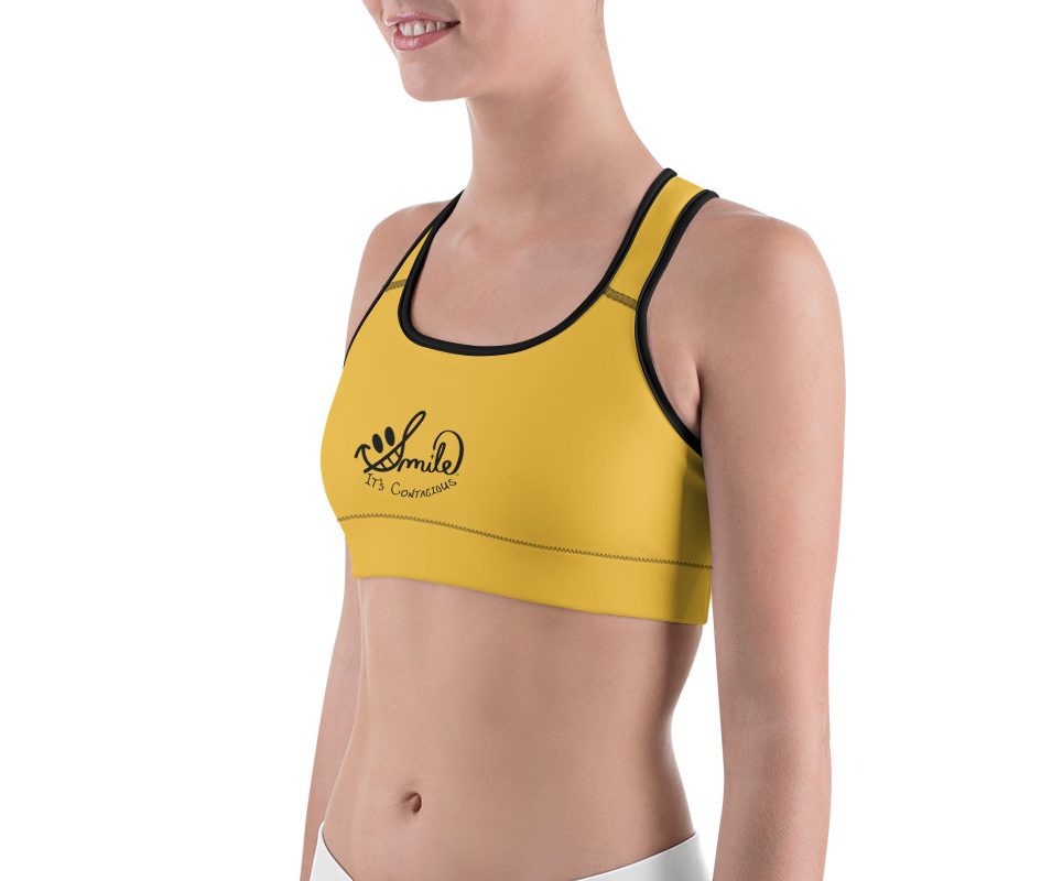 Smile It's Contagious - Sports Bra - Image 2