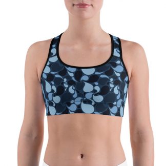 Dark Splash Big - Sports Bra