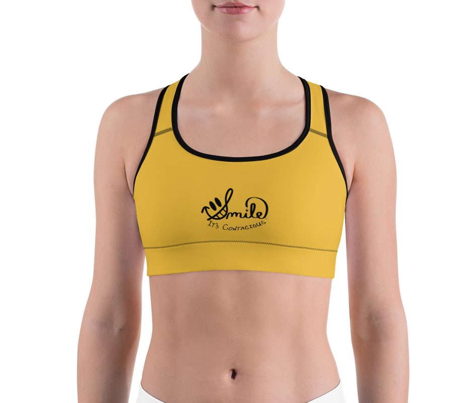 Smile It's Contagious - Sports Bra