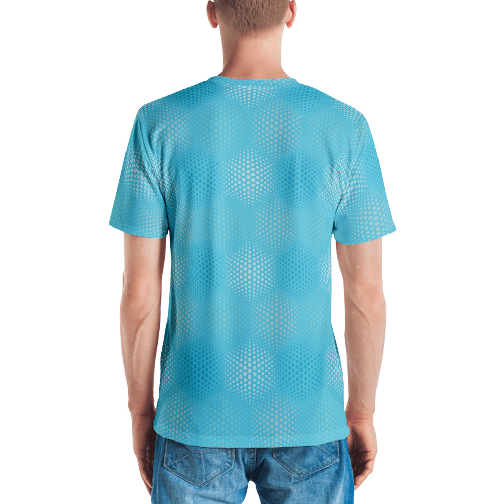 Hex Turquoise - Men's T-shirt - Image 2