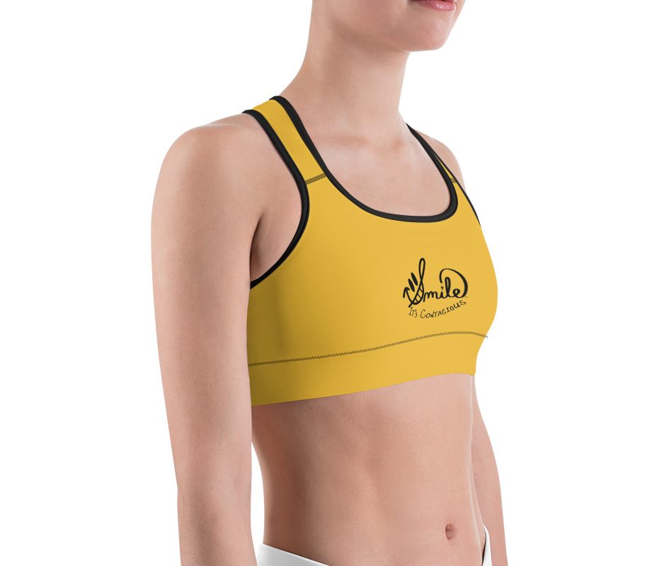 Smile It's Contagious - Sports Bra - Image 3