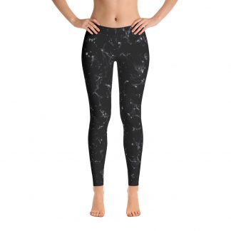 Marble Black - Leggings