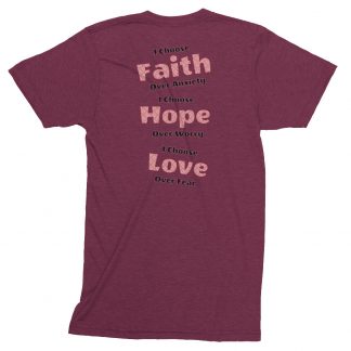 Faith, Hope, Love – Triblend Slim Ladies’ T
