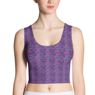 Purple Swag - Sport Crop Tank
