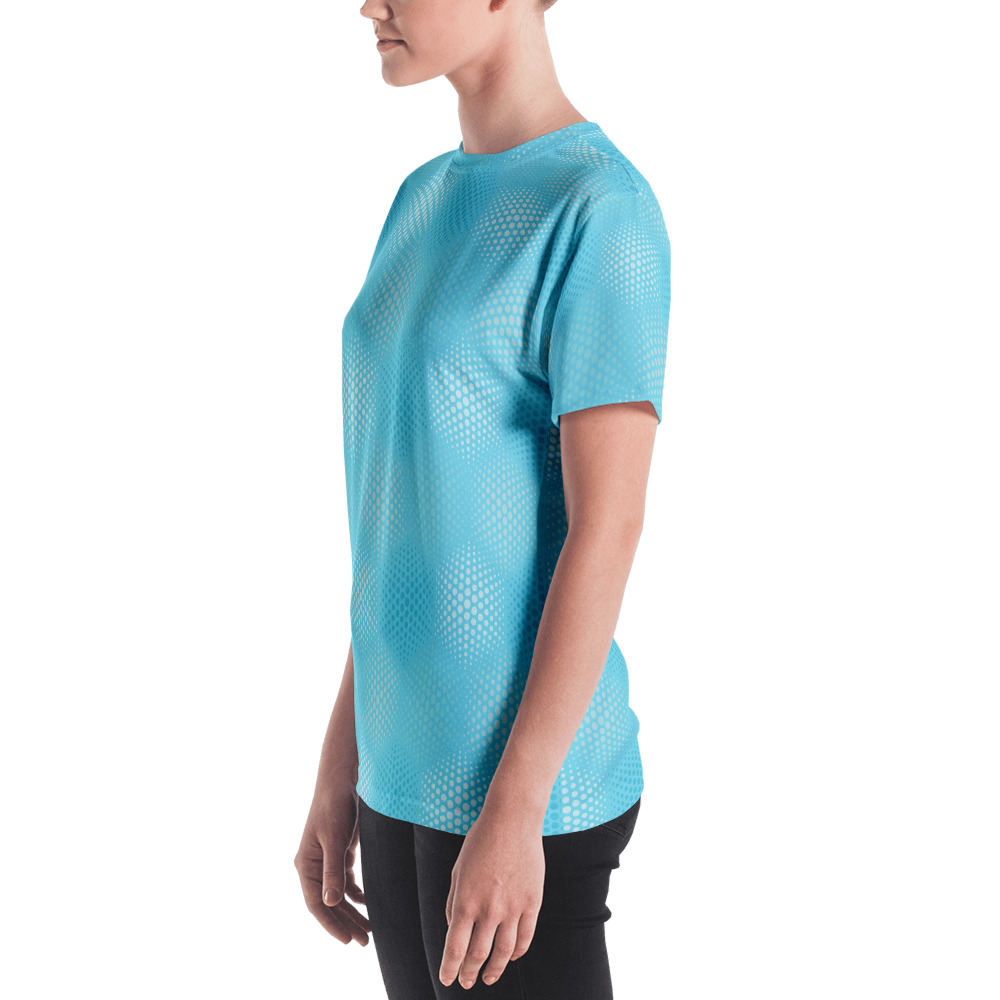 Hex Turquoise - Women's T-shirt - Image 4