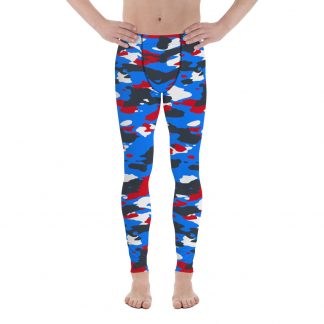Red, White & Blue Camo - Men's Compression Pants