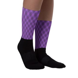 Purple Plaid - Socks