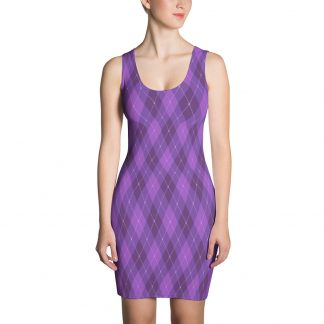 Purple Plaid - Dress