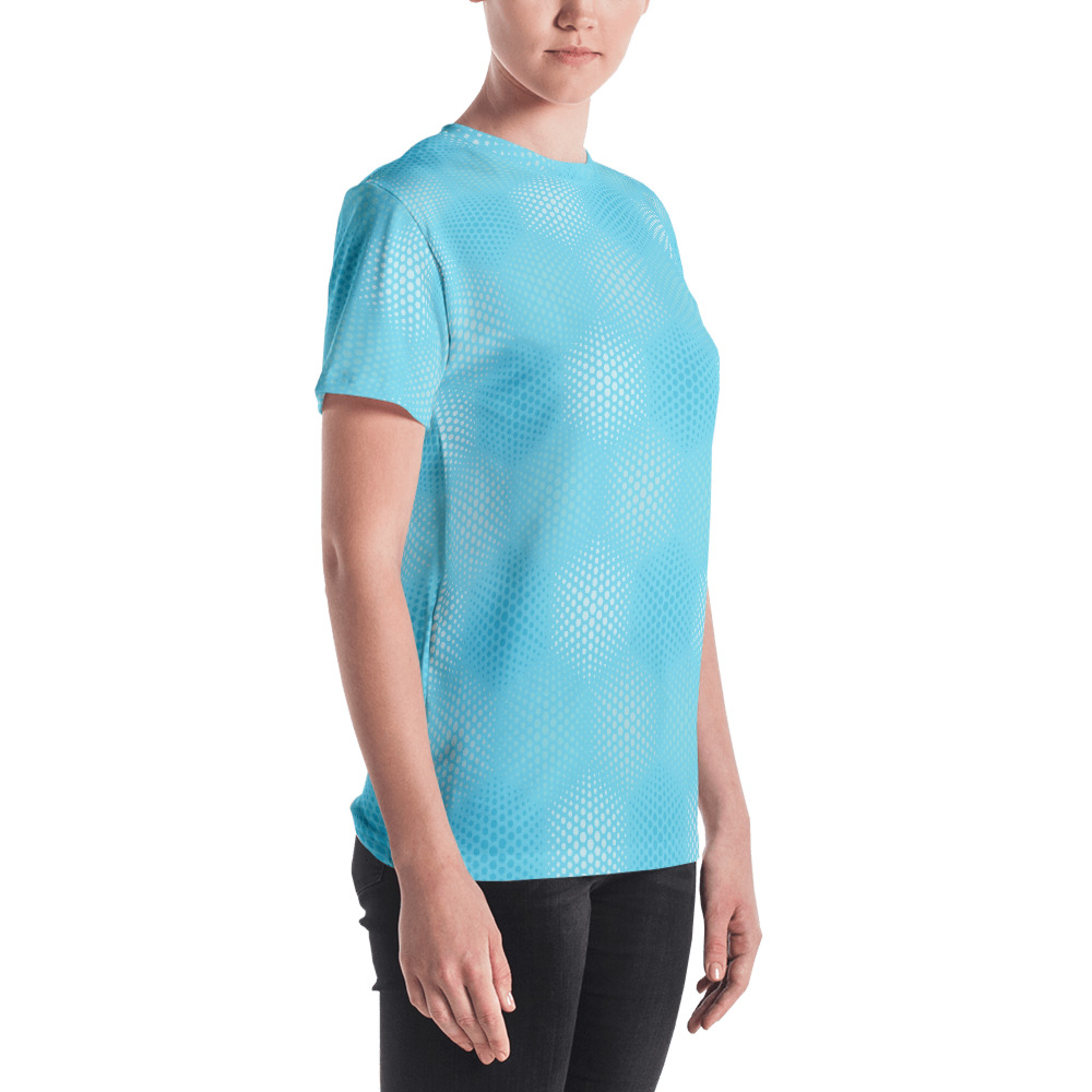 Hex Turquoise - Women's T-shirt - Image 3