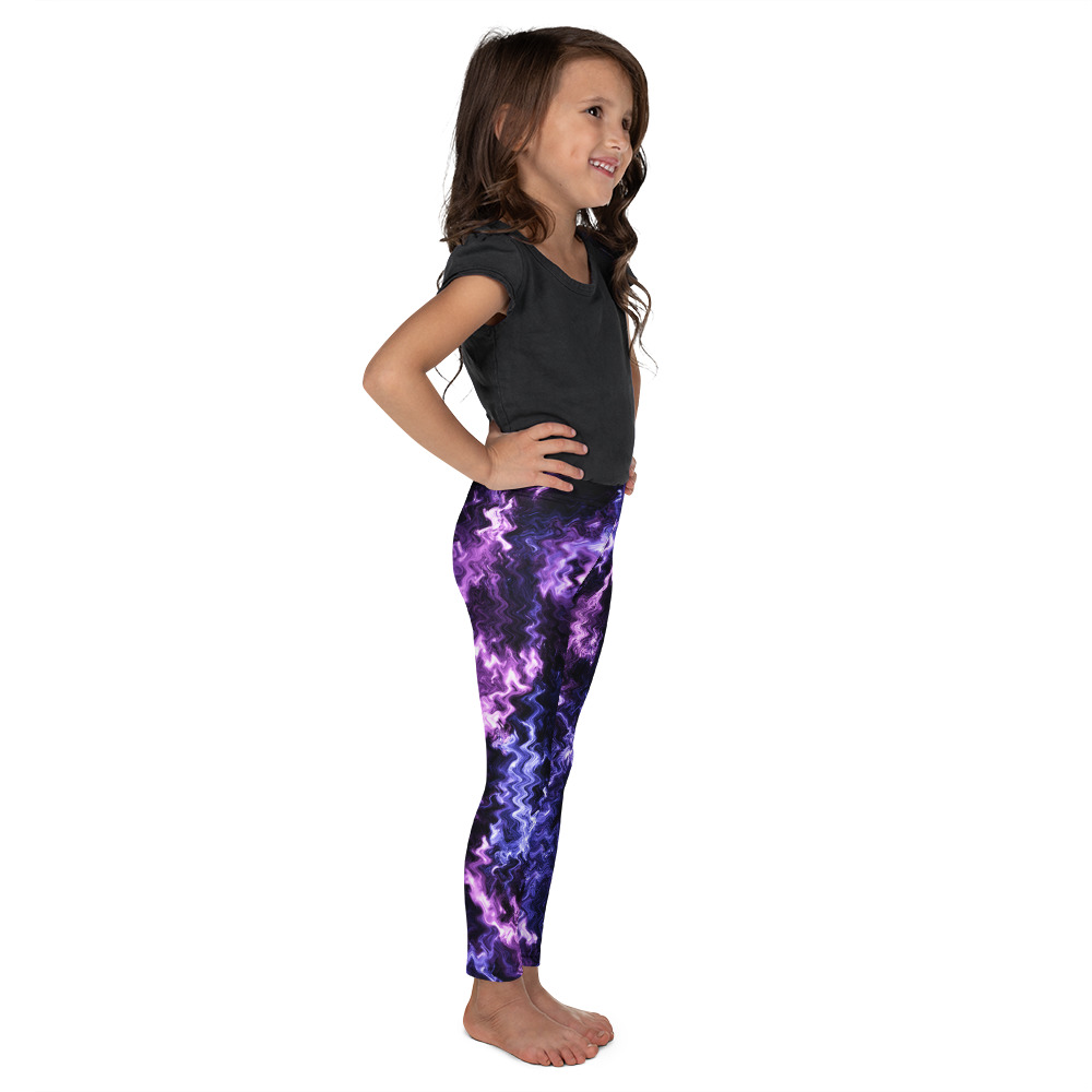 Purple Electirc - Kid's Leggings - Image 4
