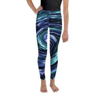 Blue Swirl - Youth Leggings