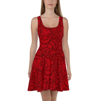 Party Red - Skater Dress