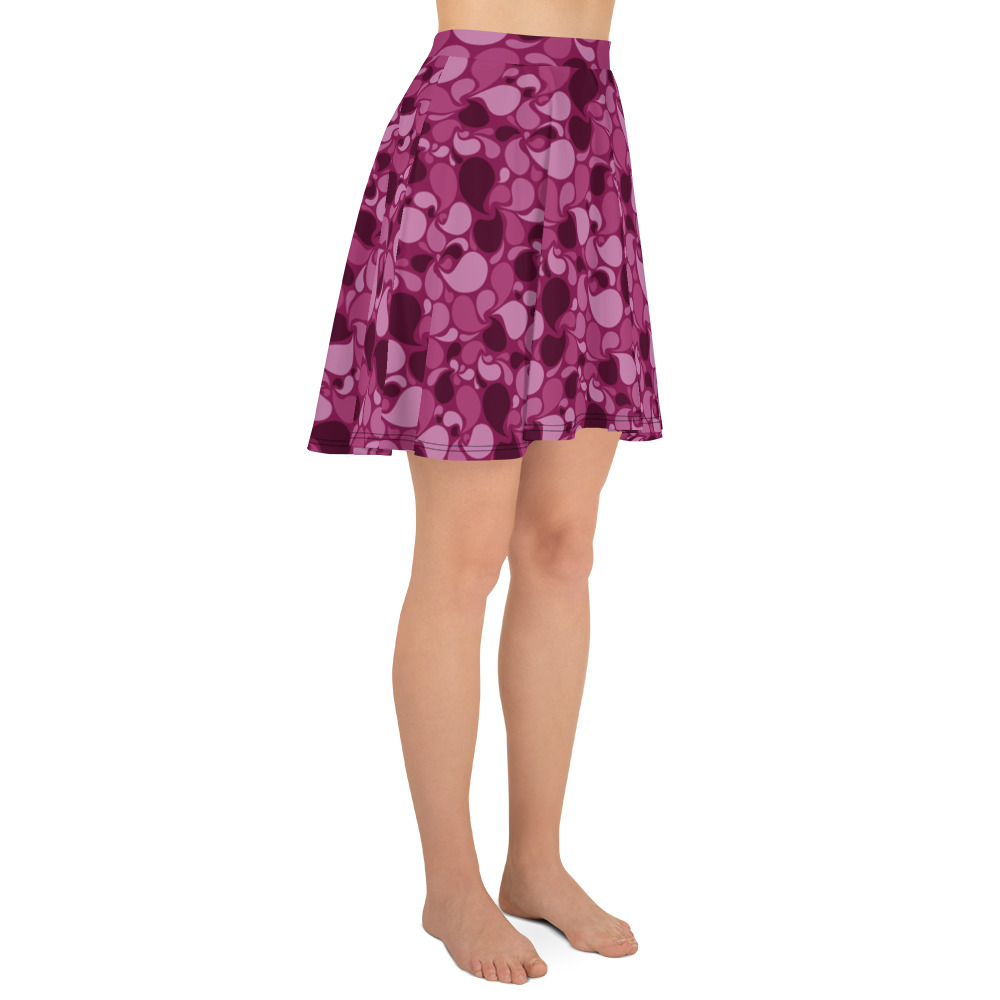 Pink Splash - Skater Skirt - Image 4