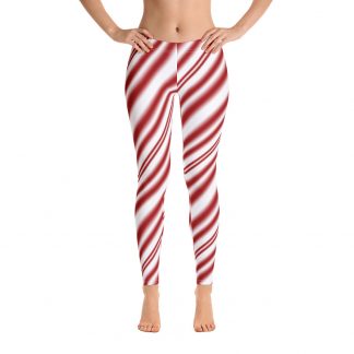 Candy Cane Stripe - Leggings