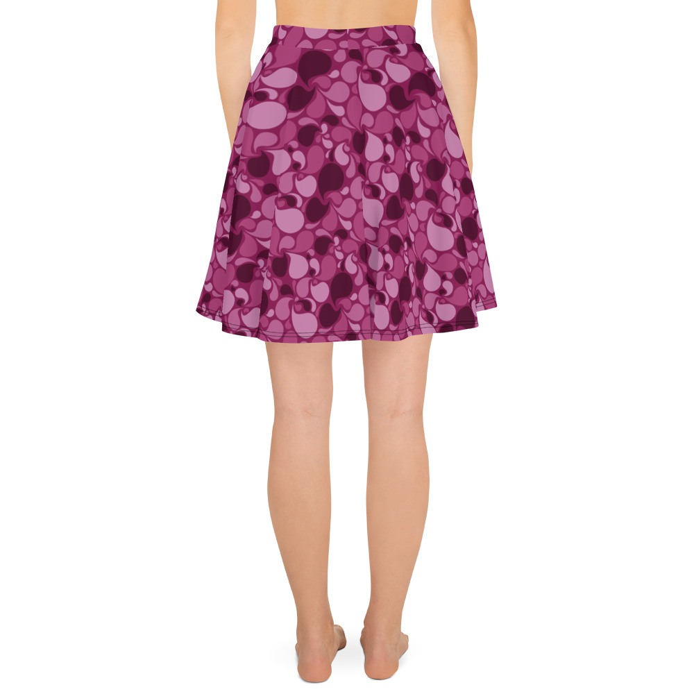 Pink Splash - Skater Skirt - Image 2