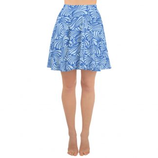Slate Swirl - Skater Skirt