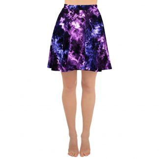 Purple Electric - Skater Skirt