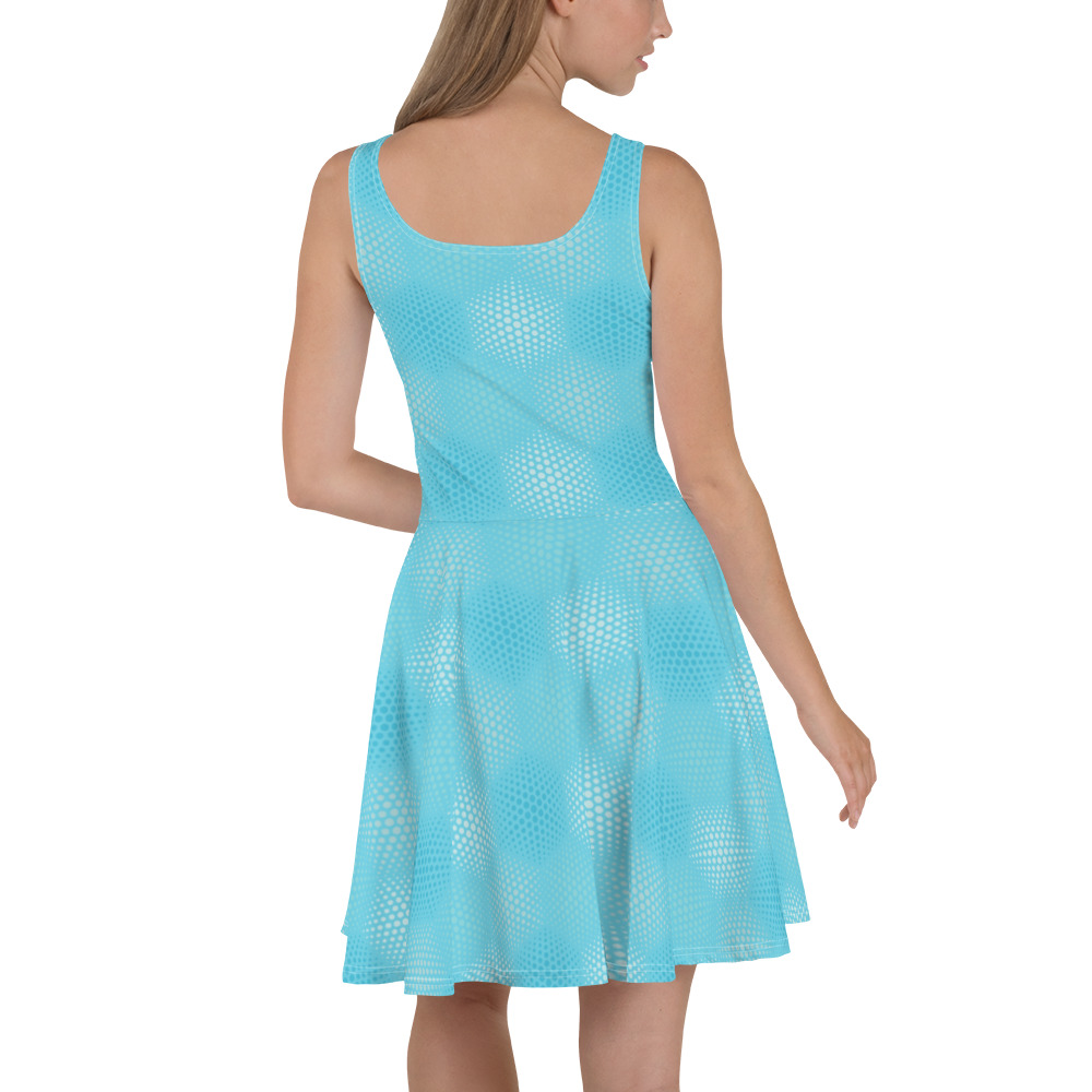 Hex Turquoise - Skater Dress - Image 2