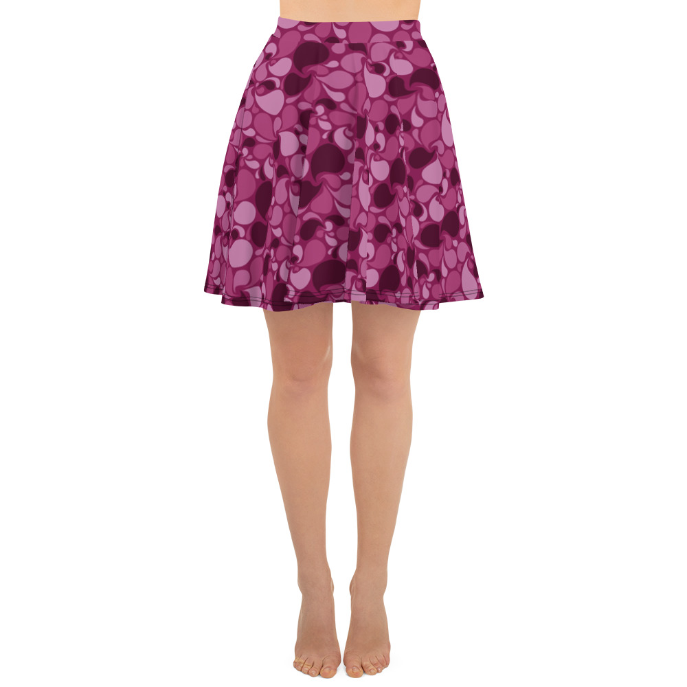Pink Splash - Skater Skirt